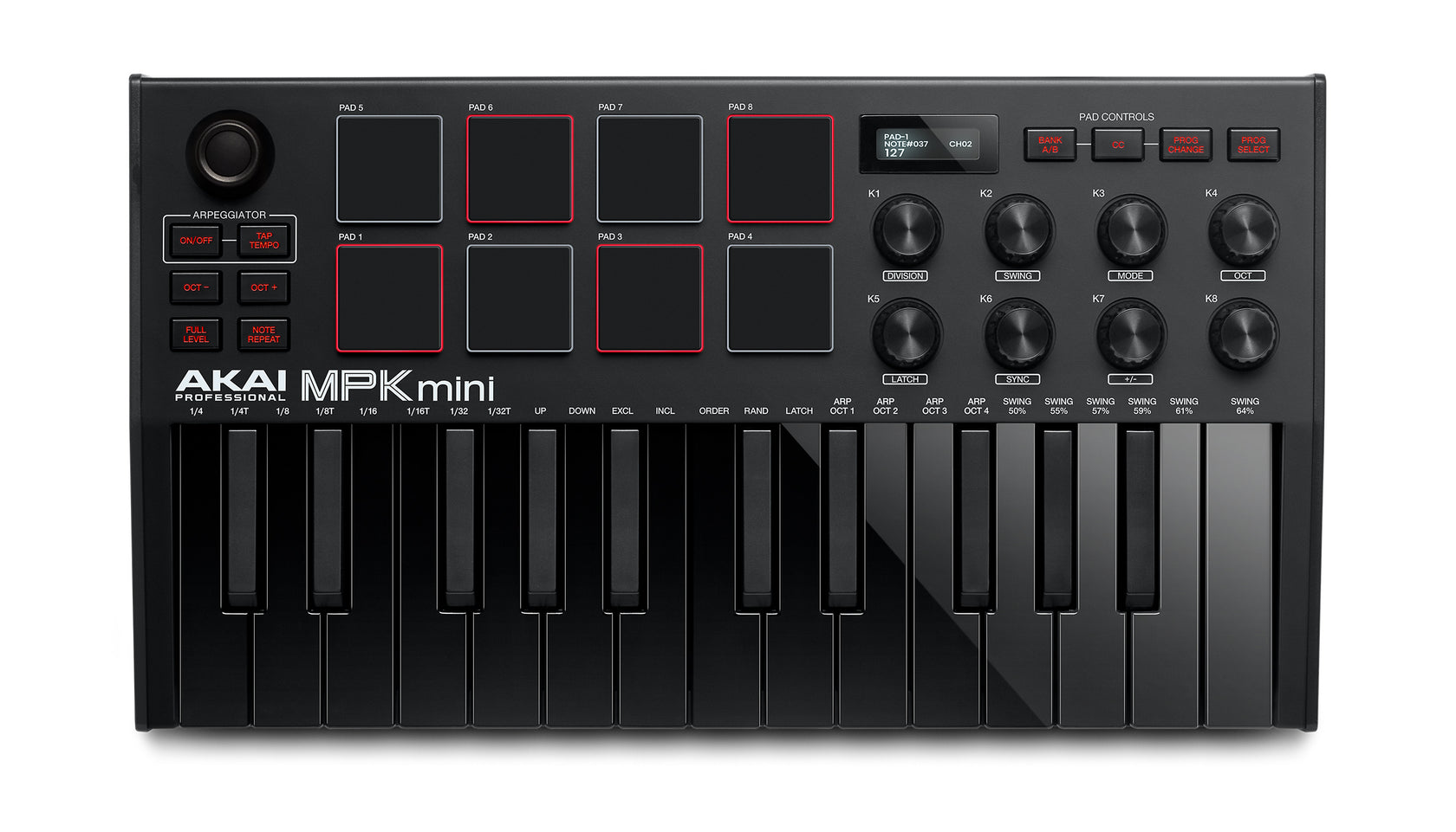 Akai MPK Mini Mk3 (svart)