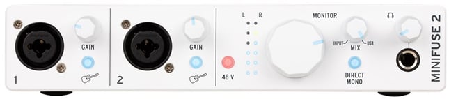 Arturia Minifuse 2 ljudkort (vit)