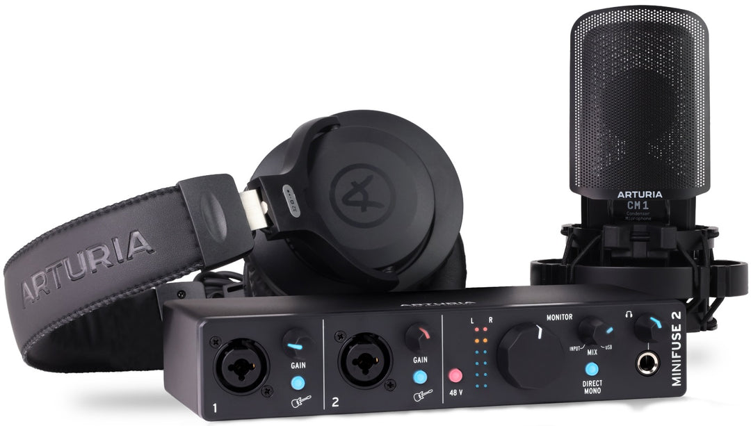 Arturia Minifuse Recording Pack (svart)