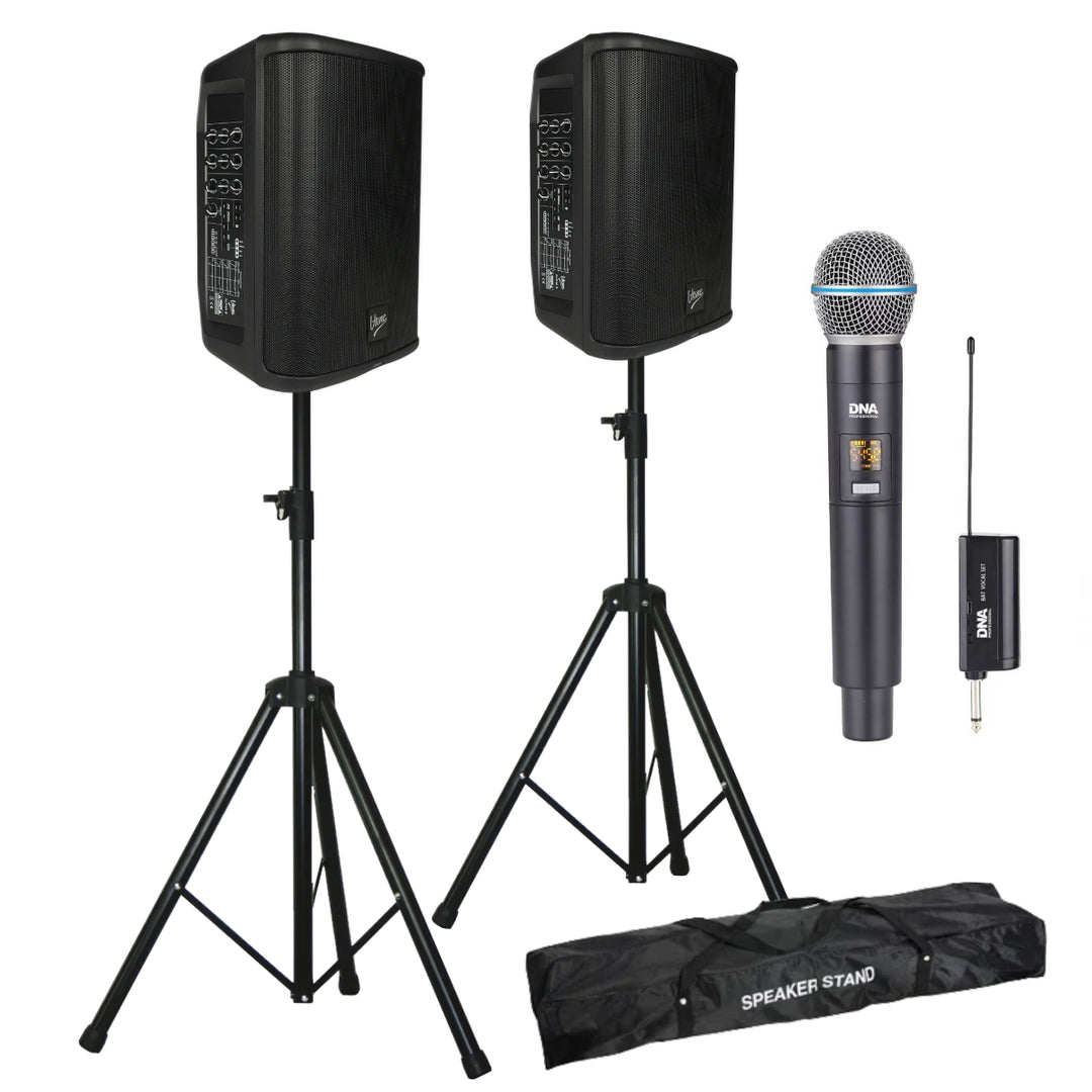 Atomic P70B - batterihögtalare/mikrofon XL-paket