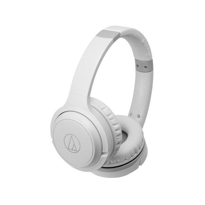 Audio-Technica ATH-S200BTWH trådlösa on-ear hörlurar (vita)