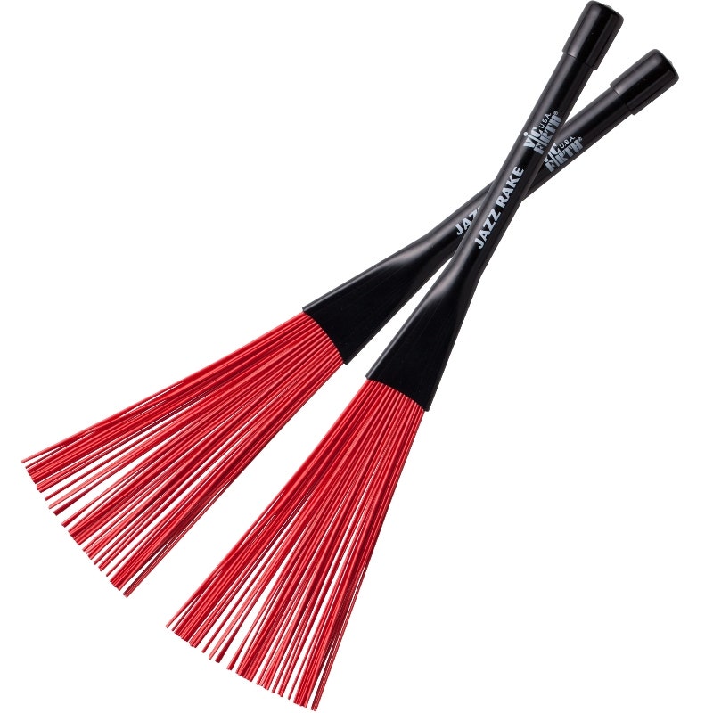 Vic Firth BJR Jazz Rake röd plast