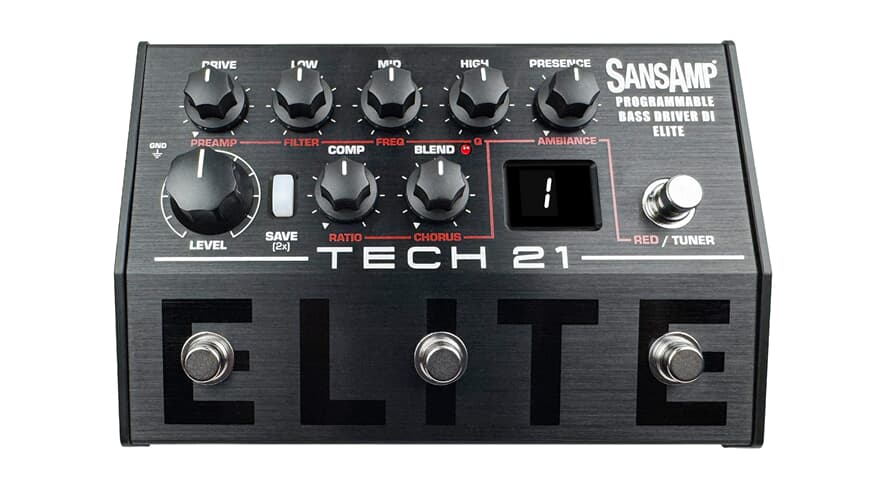 Tech 21 Programmable Bass Driver ELITE basförförstärkare