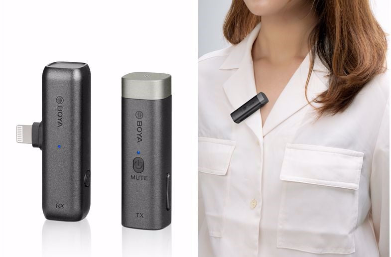 Boya trådlös strömmande mikrofon (USB-C)