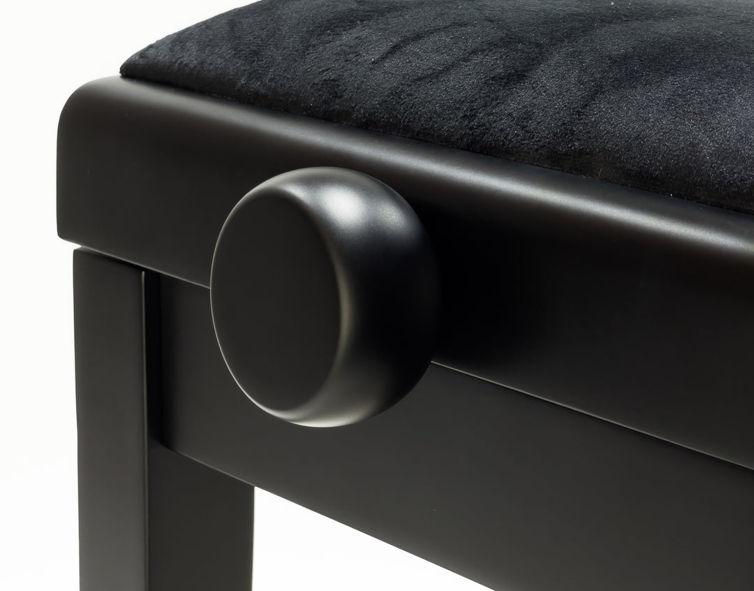 Grooveland KB200 Pianobänk (Matt Svart)