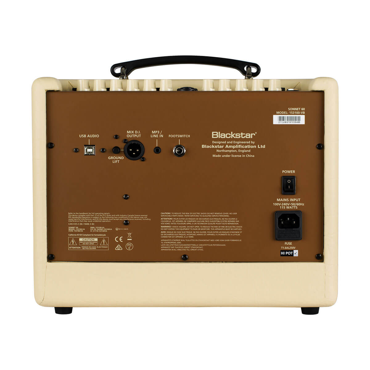 Blackstar Sonnet 60 akustisk gitarrförstärkare (blond)