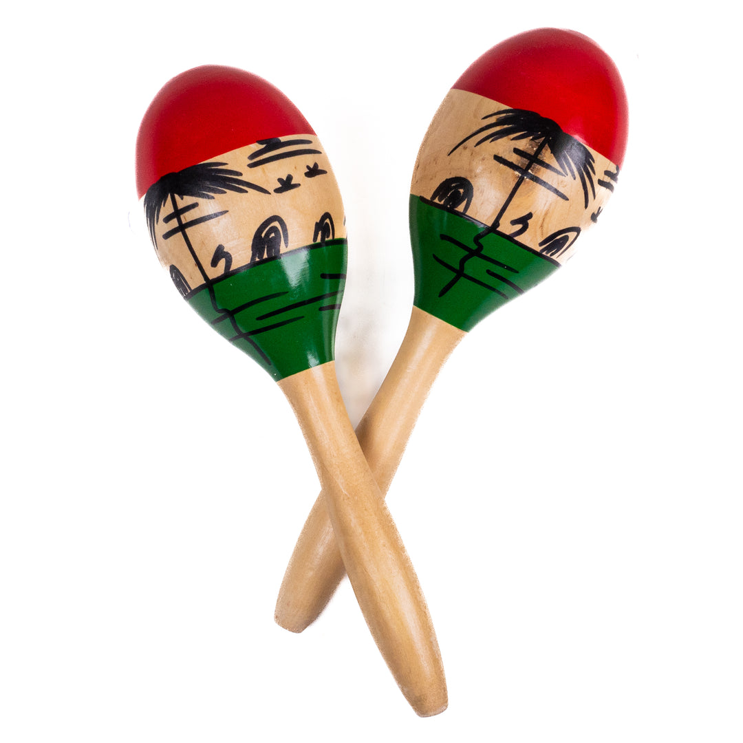 Maracas av trä (motiv)