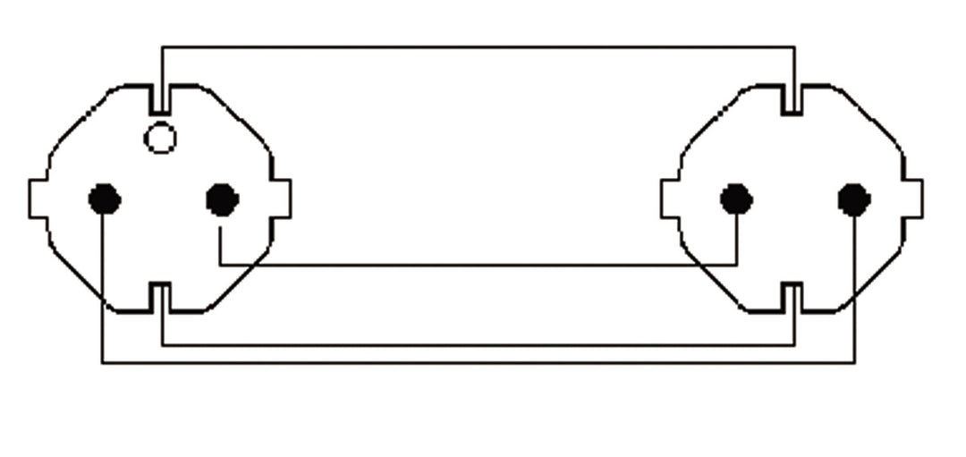 ProCab Schuko strömsladd förlängningskabel 3x1,5 mm2 5 m