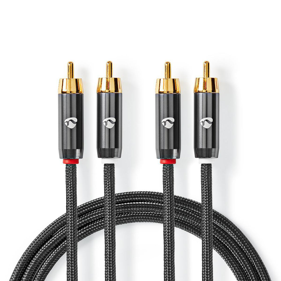 Premium Stereo Phono-kabel (1m)
