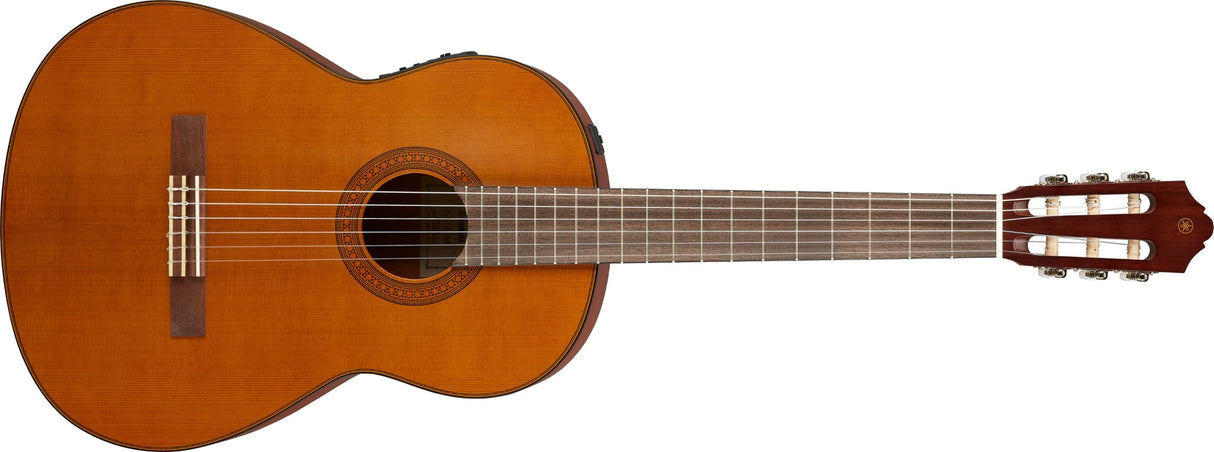 Yamaha CGX122MC klassisk spansk gitarr (Cedar Natural)