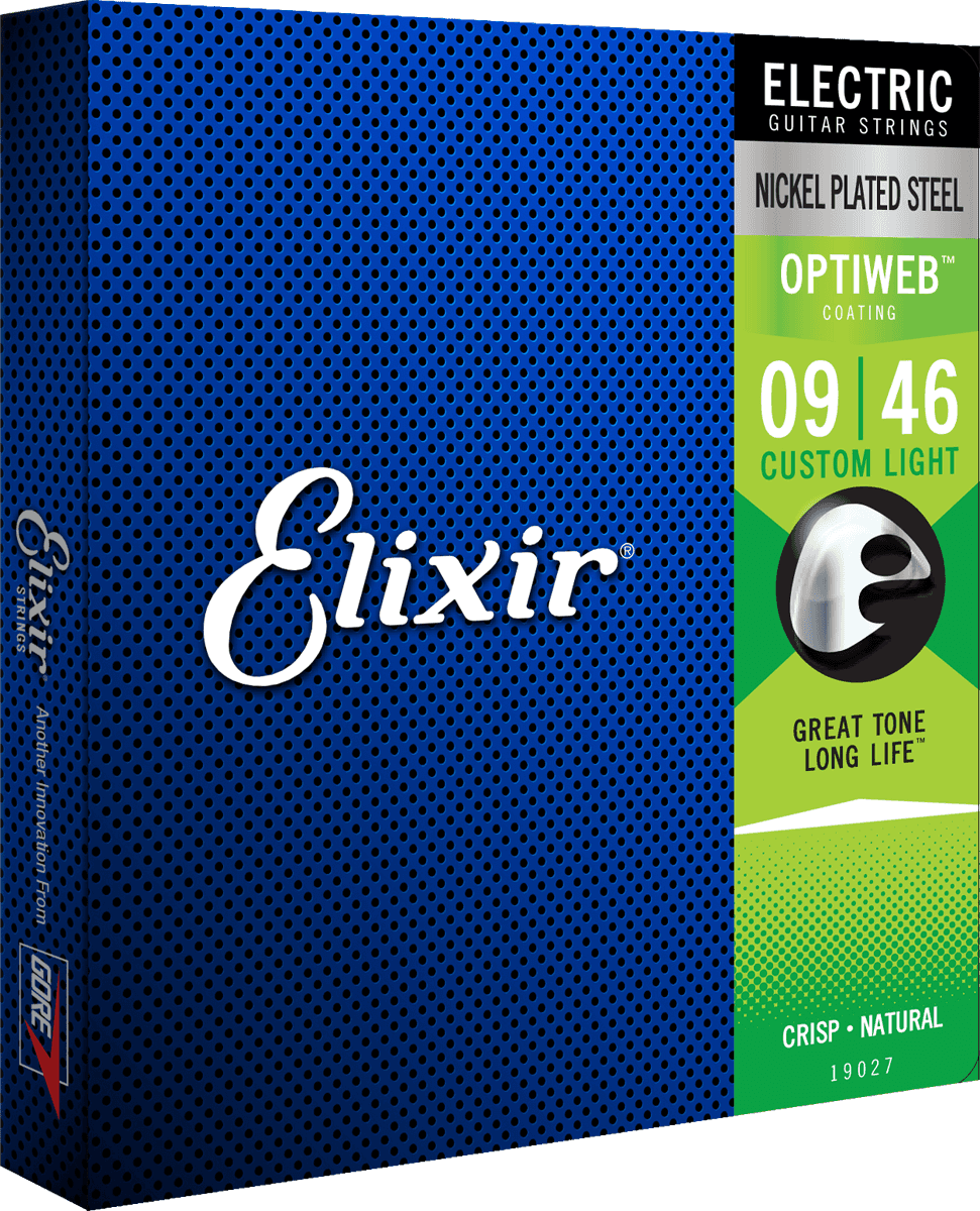 Elixir Optiweb Guitar Strings (Custom Light, 09-46)