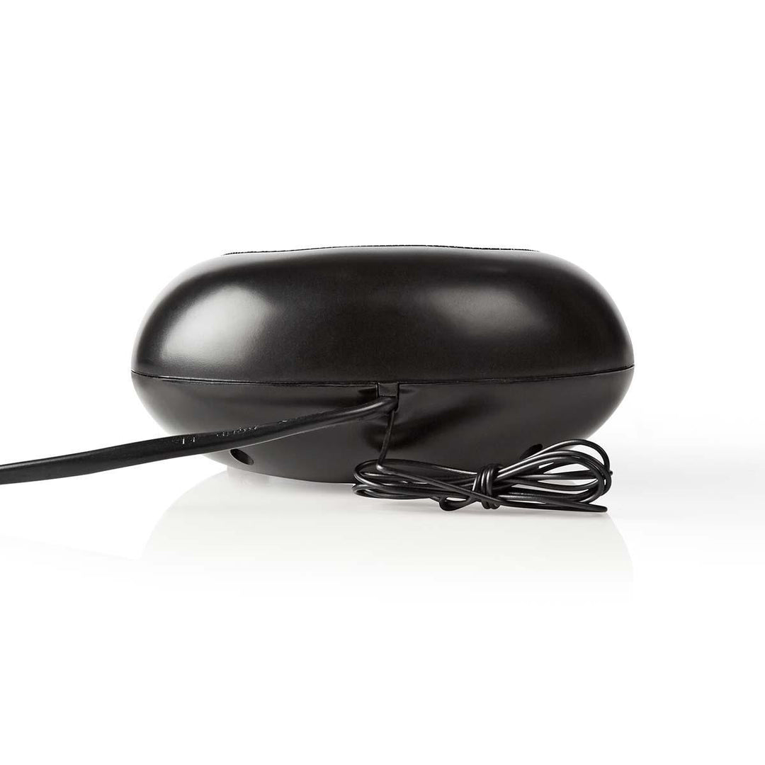 Klockradio med väckarklocka (oval)