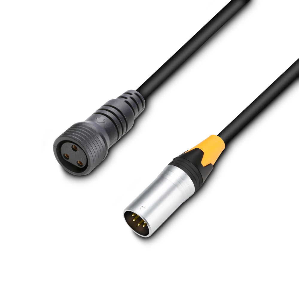 Cameo DMX 5 AD IN IP65 - DMX-adapter IN för LED IP-Par, 5-pin, 1,0 m