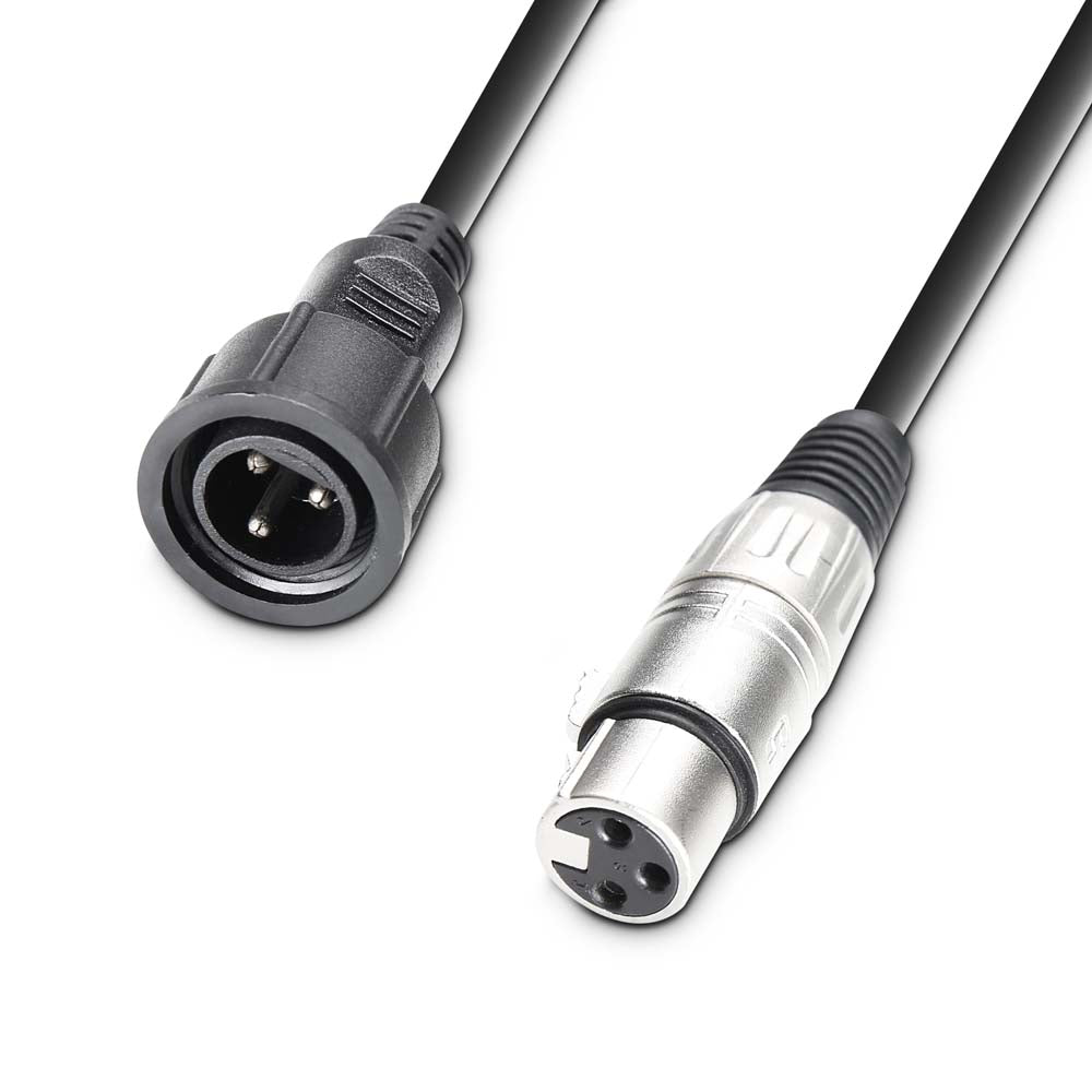 Cameo DMX ADAPTER OUT - Adapterkabel för IP65 utomhusprojektor, IP65-kontakt till XLR hona 3-polig
