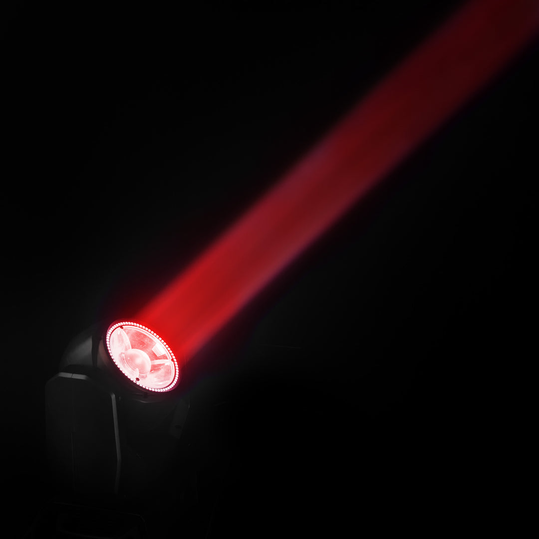 Cameo MOVO BEAM 200 - Beam moving head med obegränsad rotation och LED-ring