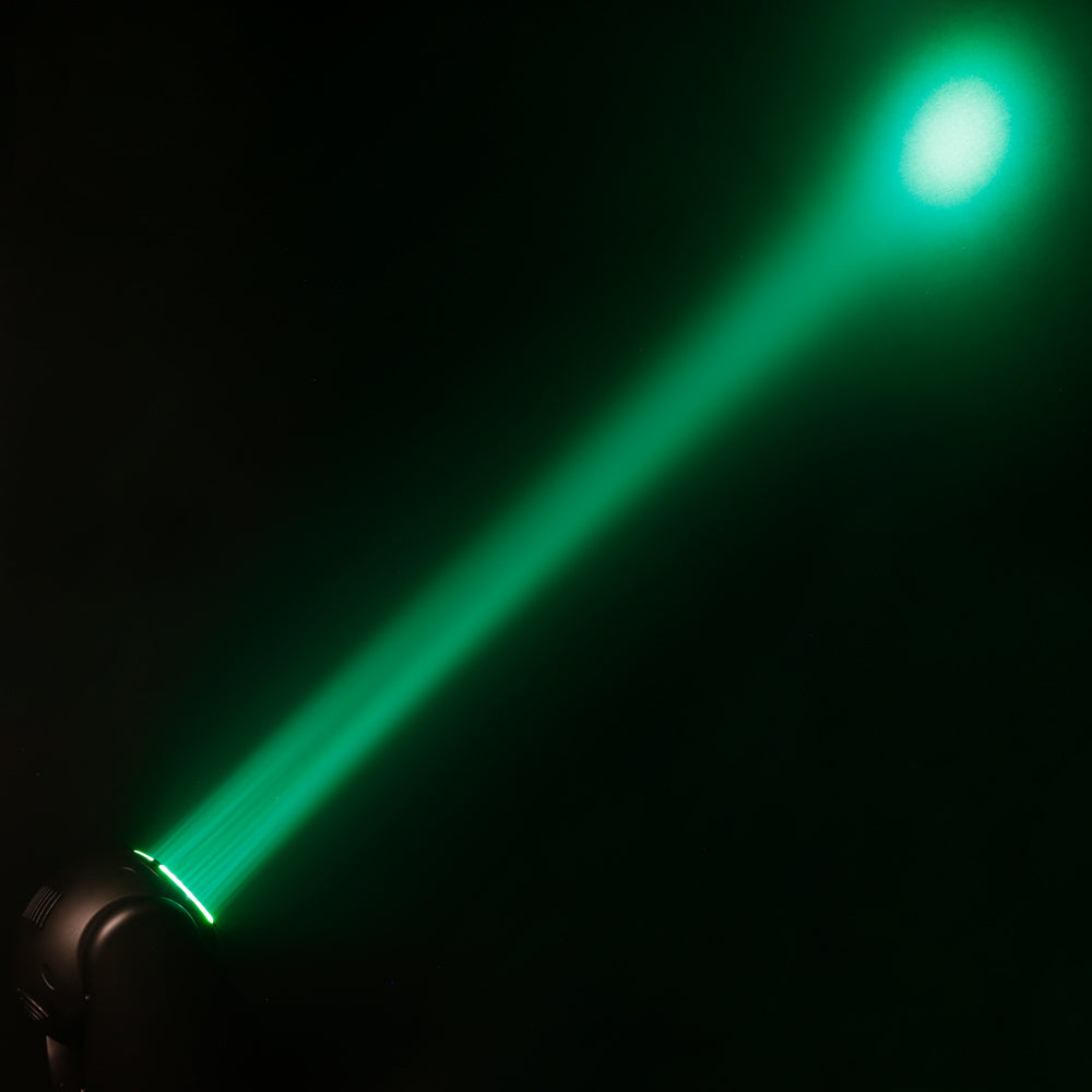 Cameo MOVO BEAM Z100 - Beam-moving head med obegränsad rotation, LED-ring och zoom