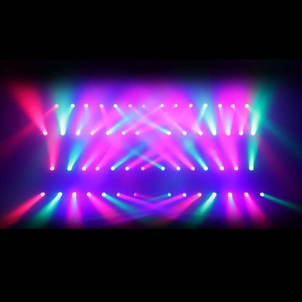 Cameo MOVO BEAM Z100 - Beam-moving head med obegränsad rotation, LED-ring och zoom