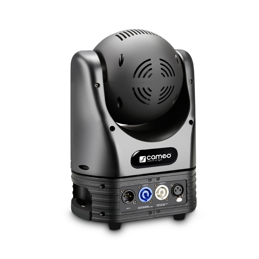 Cameo MOVO BEAM Z100 - Beam-moving head med obegränsad rotation, LED-ring och zoom