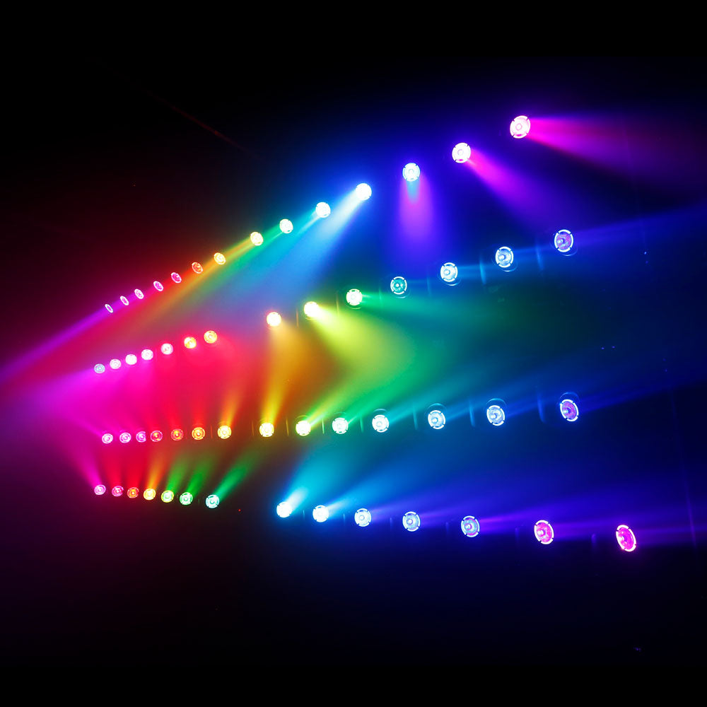 Cameo MOVO BEAM Z100 - Beam-moving head med obegränsad rotation, LED-ring och zoom