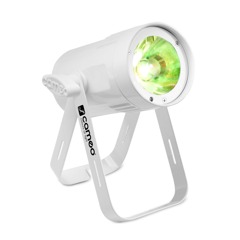 Cameo Q-SPOT 15 RGBW WH - Kompakt spotljus med 15W RGBW LED i vitt kabinett