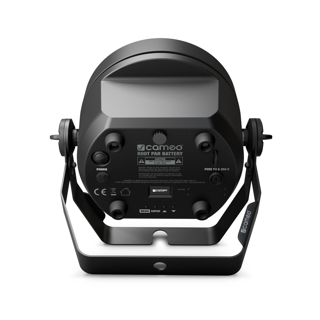 Cameo ROOT® PAR BATTERY - 5 × 4 W batteridriven RGBW LED PAR-spotlight