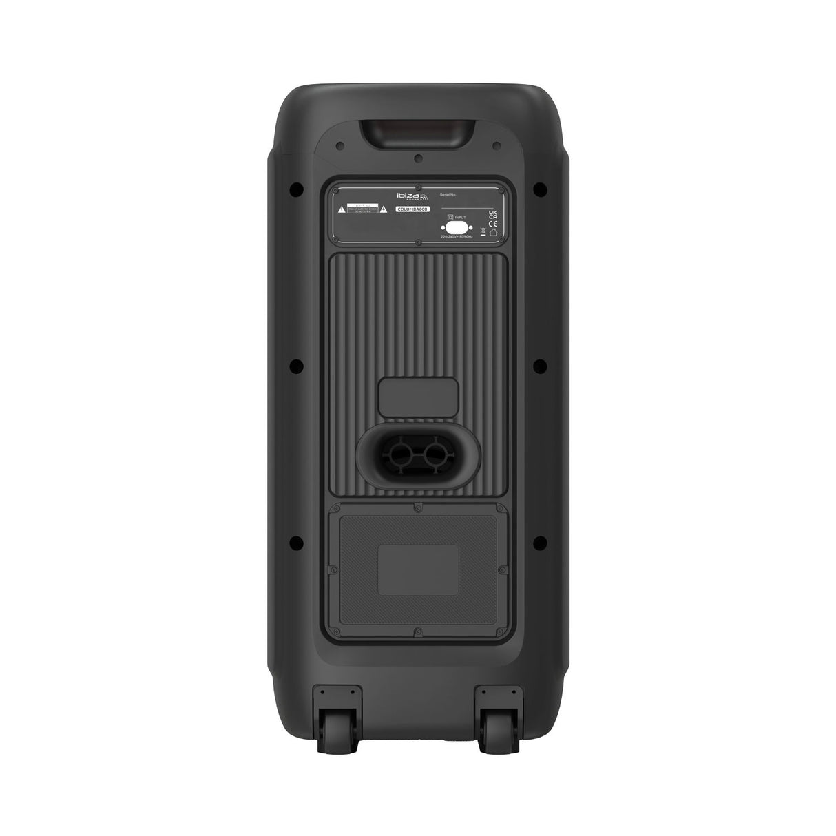 IBIZA partyhögtalare med ljus och Bluetooth