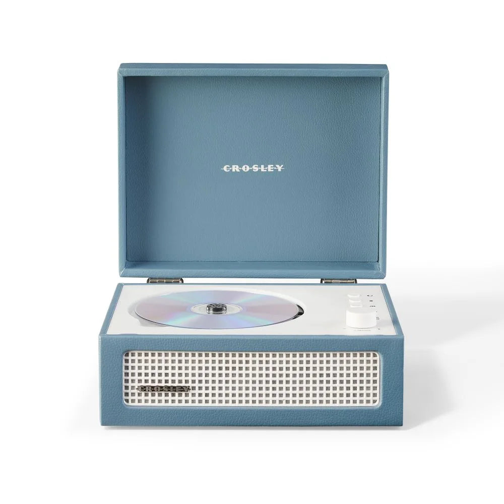 Crosley Voyager CD-spelare, tvättad blå