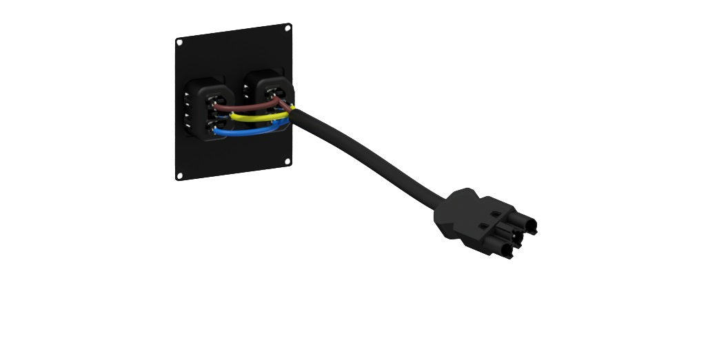 Caymon CASY282 2 platser, 2 x Euro power Outputs
