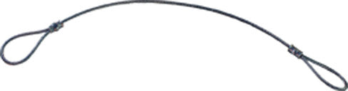 Caymon säkerhetswire stål 4 mm 25 cm