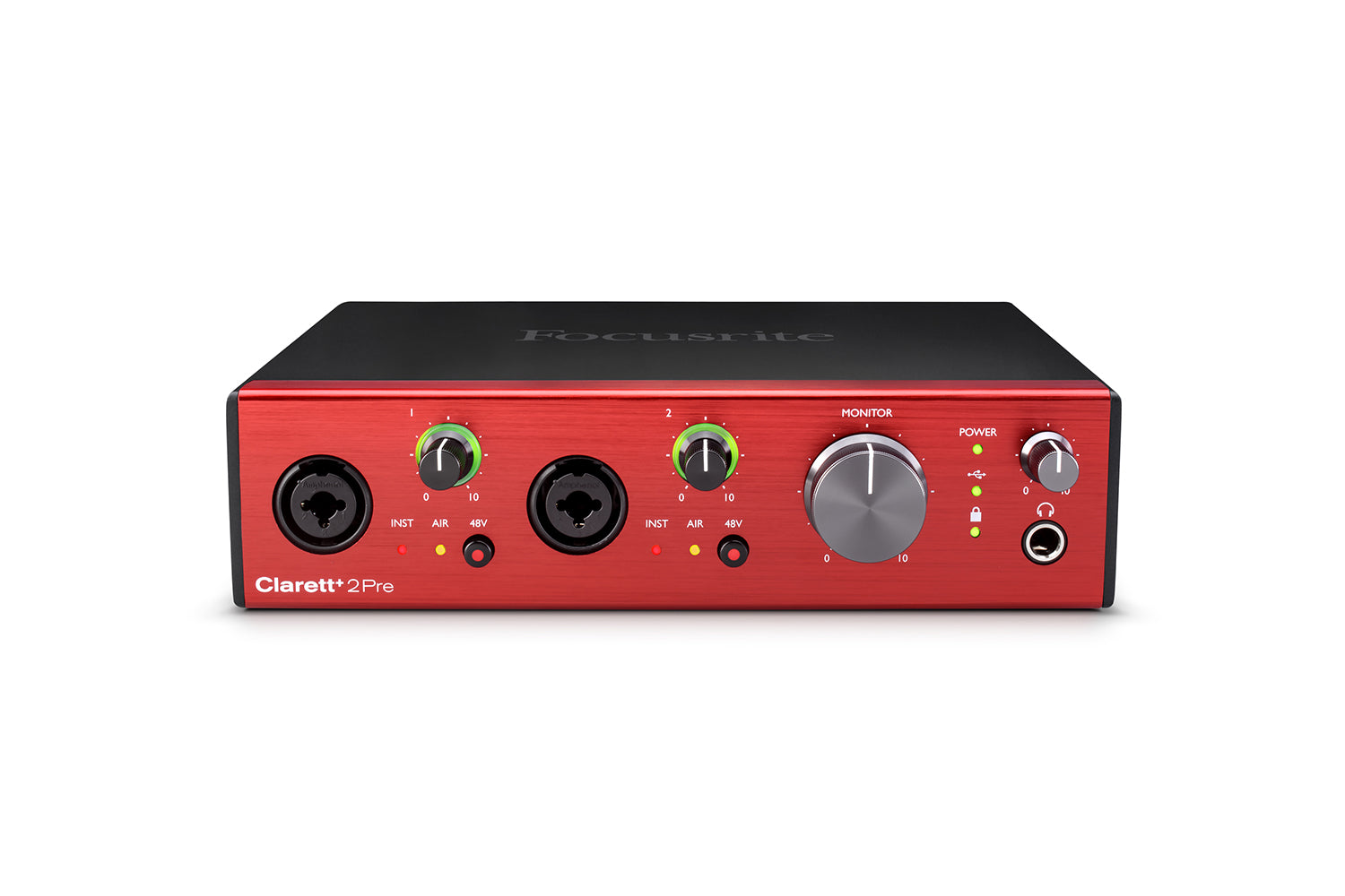Focusrite Clarett + 2Pre USB-ljudkort