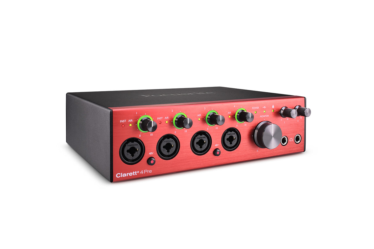 Focusrite Clarett + 4Pre USB-ljudkort