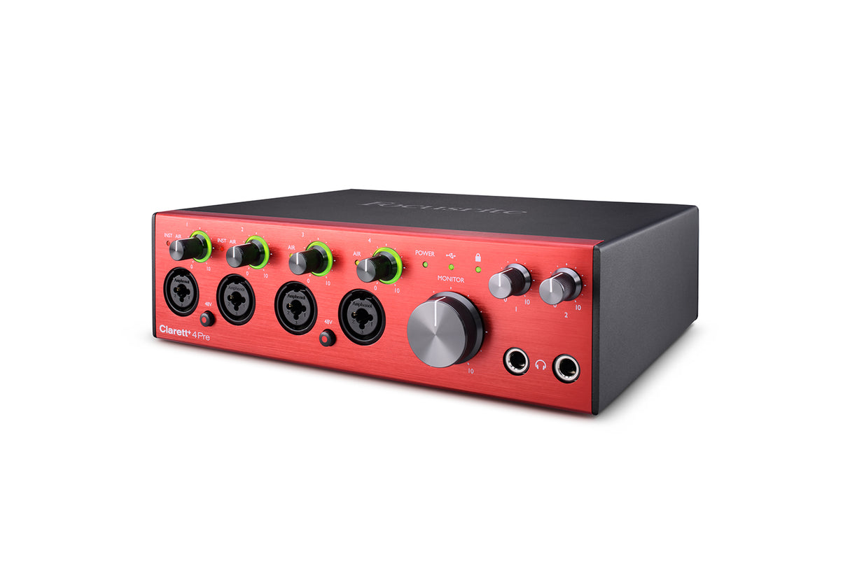 Focusrite Clarett + 4Pre USB-ljudkort