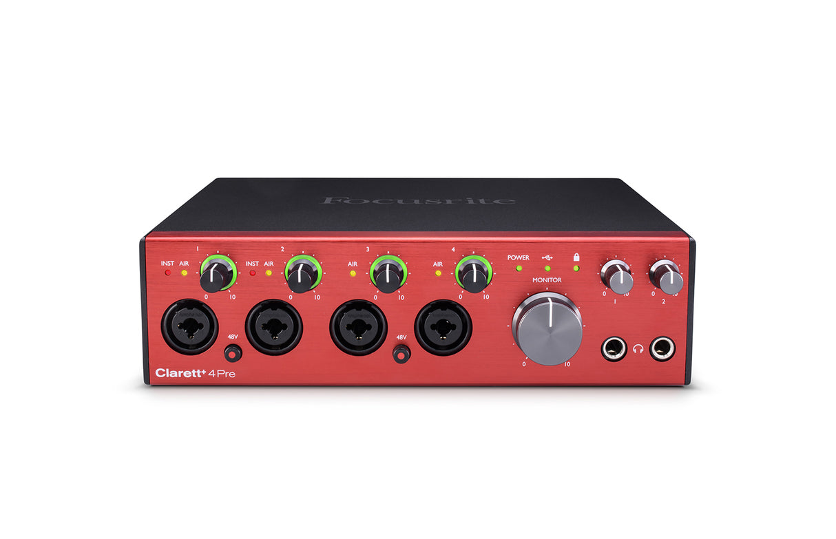 Focusrite Clarett + 4Pre USB-ljudkort
