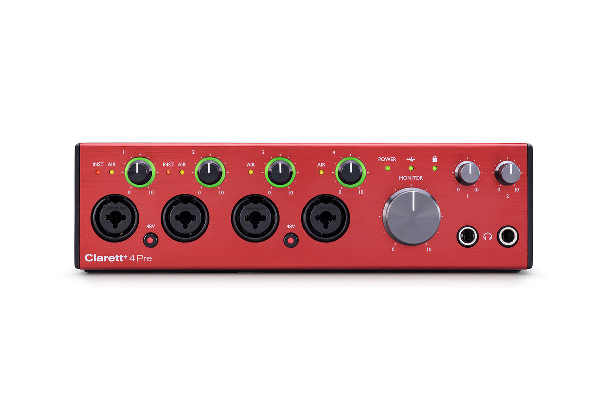 Focusrite Clarett + 4Pre USB-ljudkort