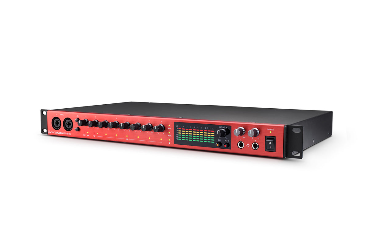 Focusrite Clarett + 8Pre USB-ljudkort