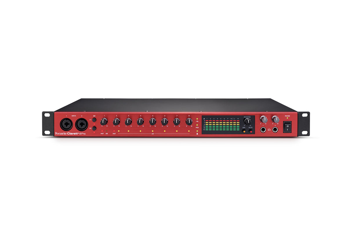 Focusrite Clarett + 8Pre USB-ljudkort