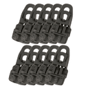 Molton Clips Midi 10 st. (Svart)