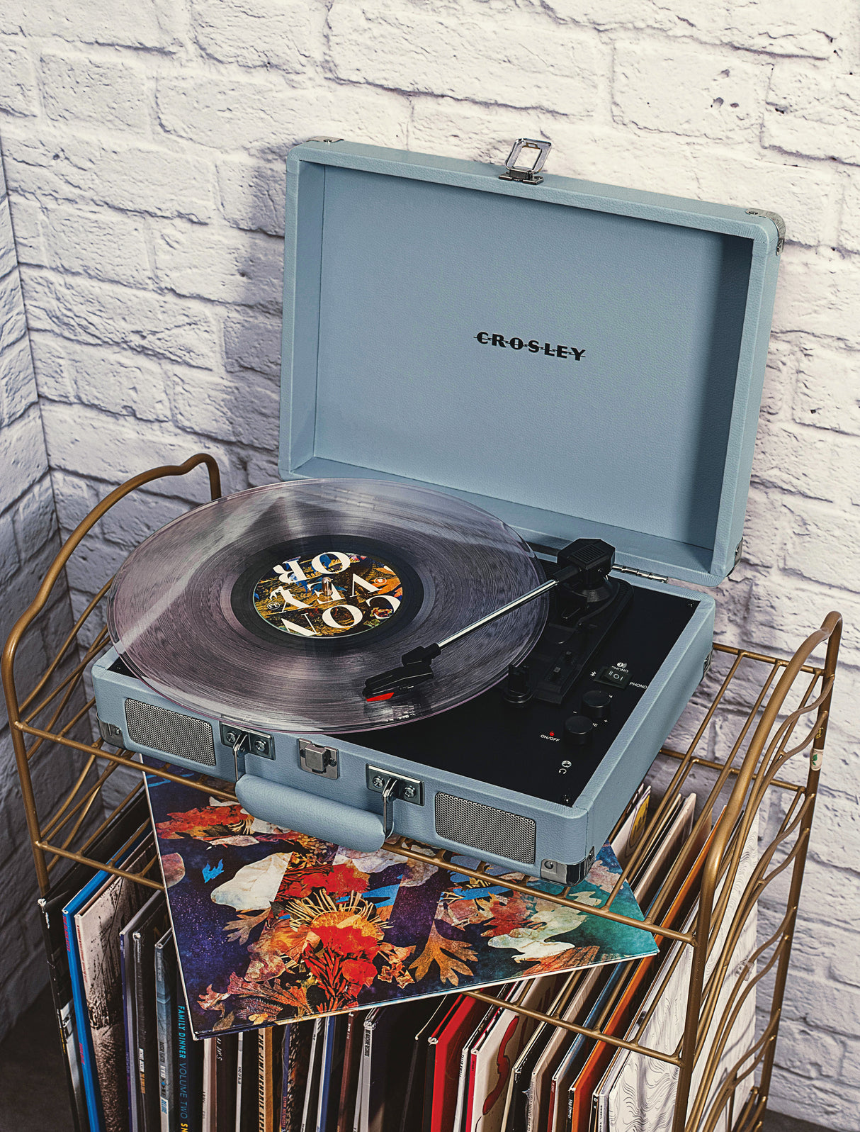 Crosley Cruiser Plus skivspelare tvåvägs Bluetooth (turmalin)