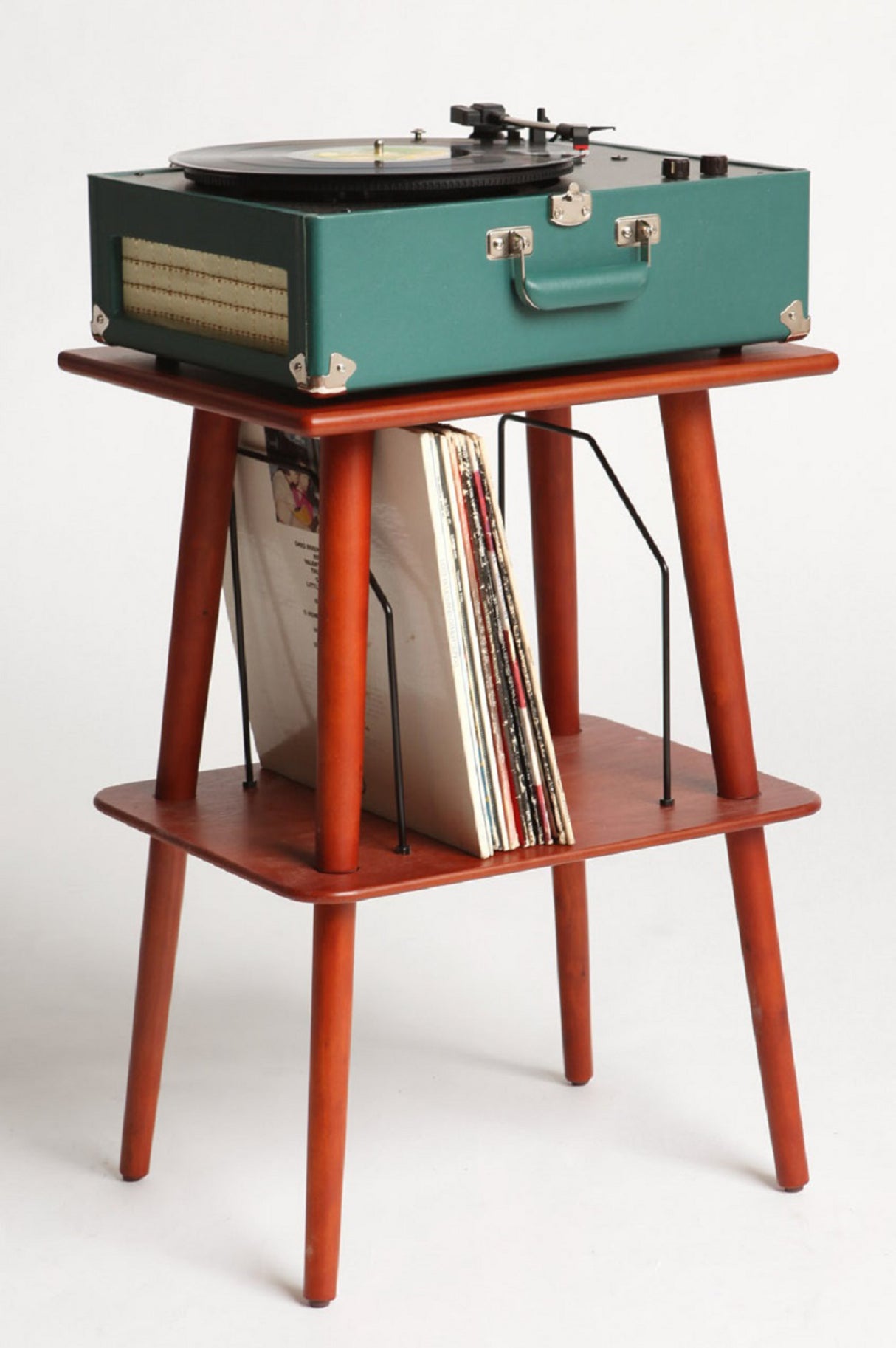 Crosley - Manchester Skivspelarmöbel (Paprika)