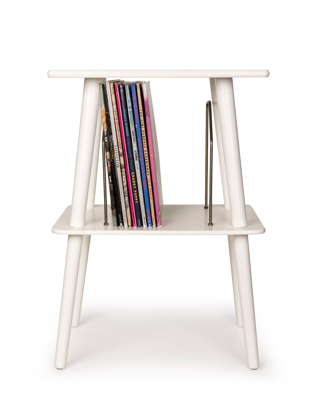 Crosley - Manchester Skivspelarmöbel (Vit)