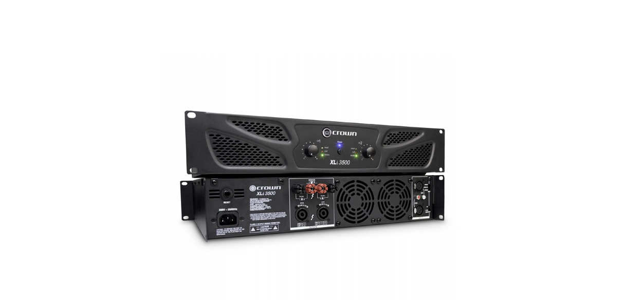 Crown XLi800 effektförstärkare (2x200W, 8 Ohm)