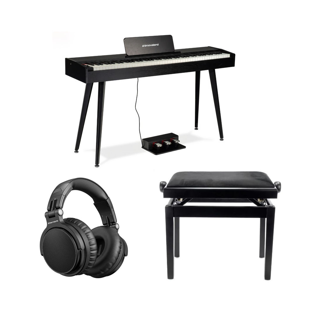 Grooveland DDP-140 Elpiano (Svart) Paket