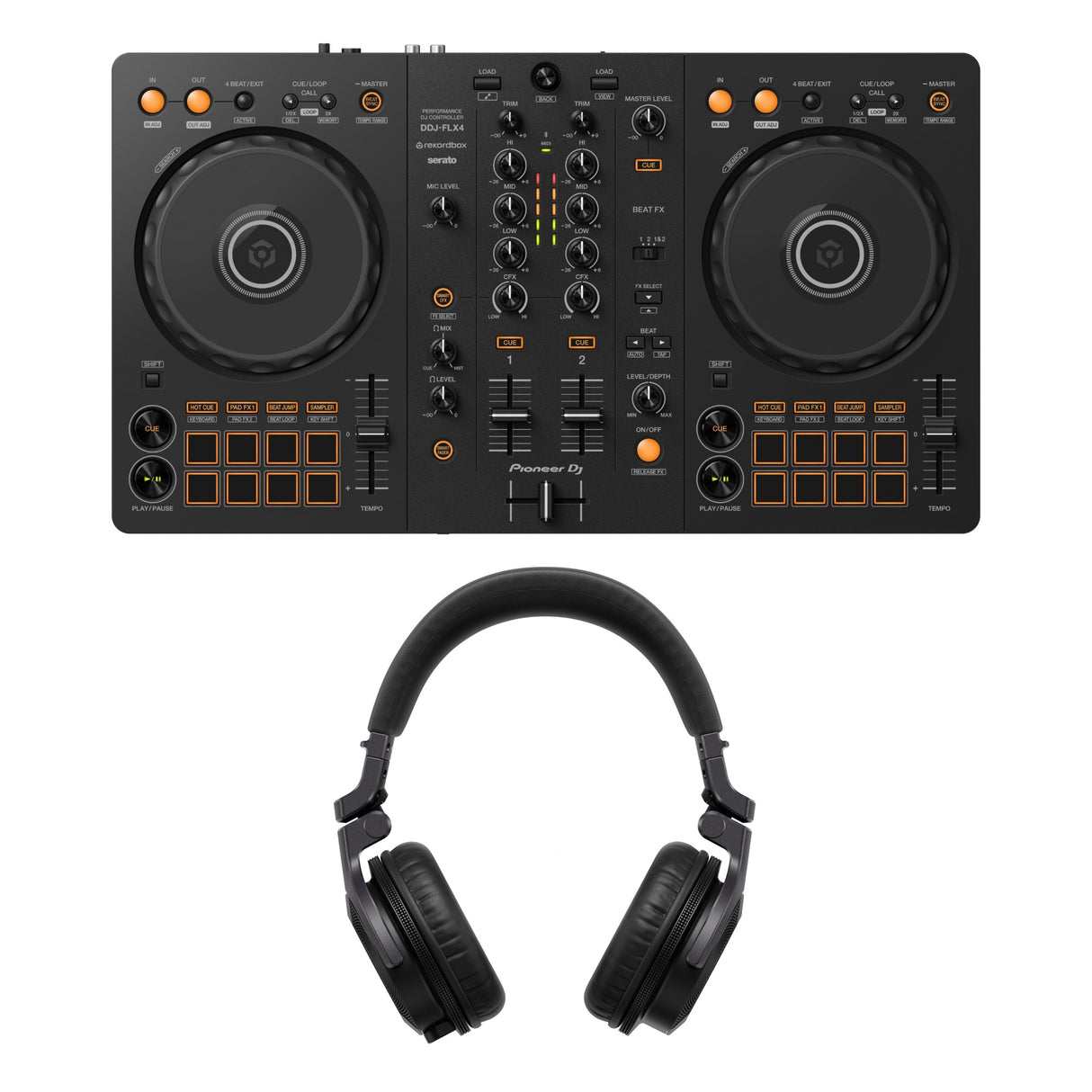 Pioneer DJ FLX4 hörlurspaket