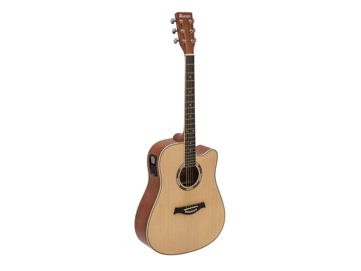 DiMavery DR-520 västerländsk gitarr - naturlig