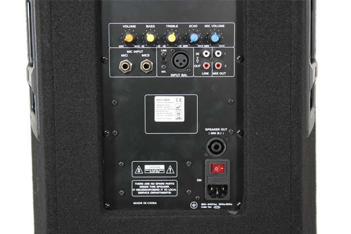 Ibiza 3-vägs aktiv PA högtalare