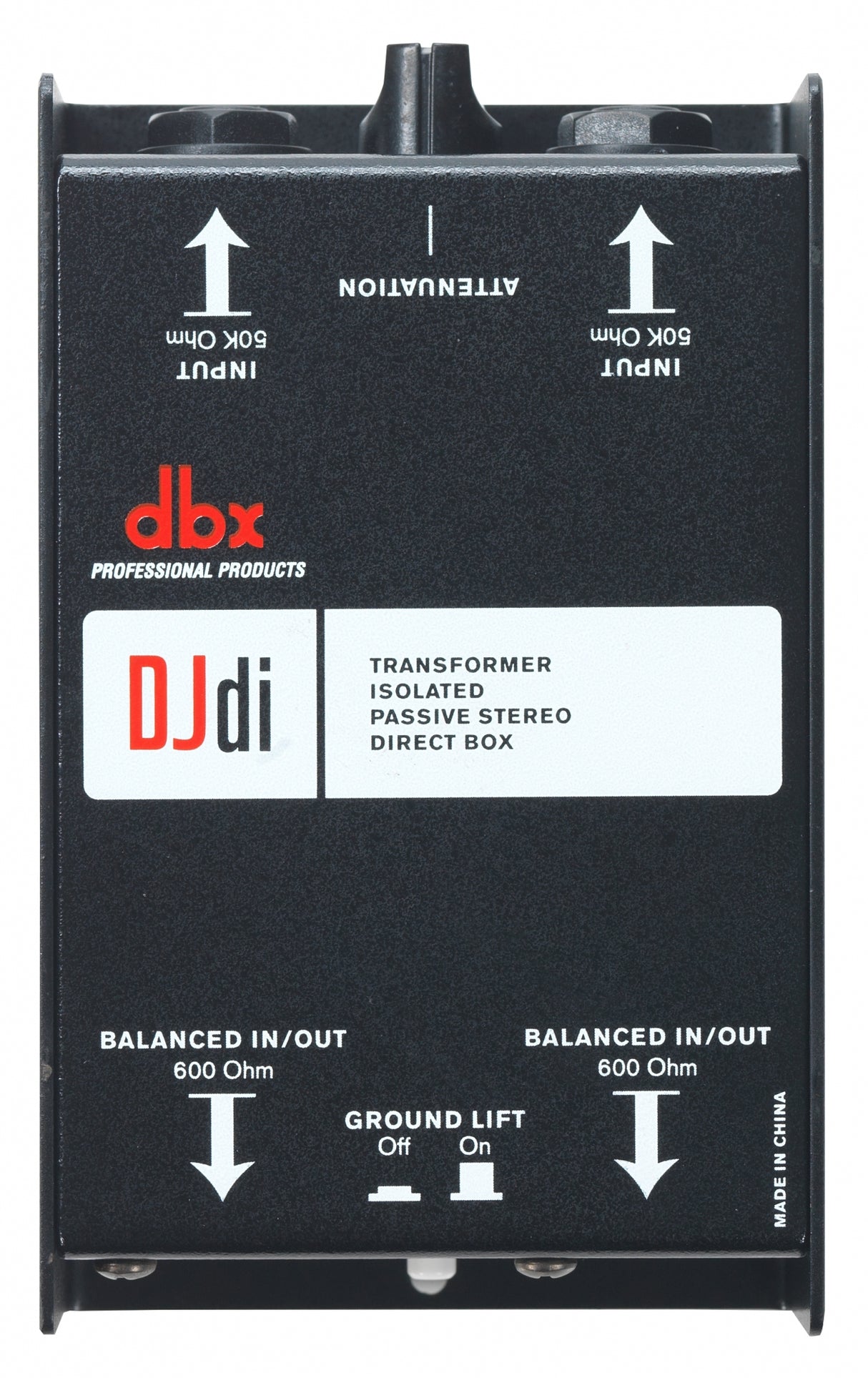 dbx DJDI 2-kanals passiv DI-box