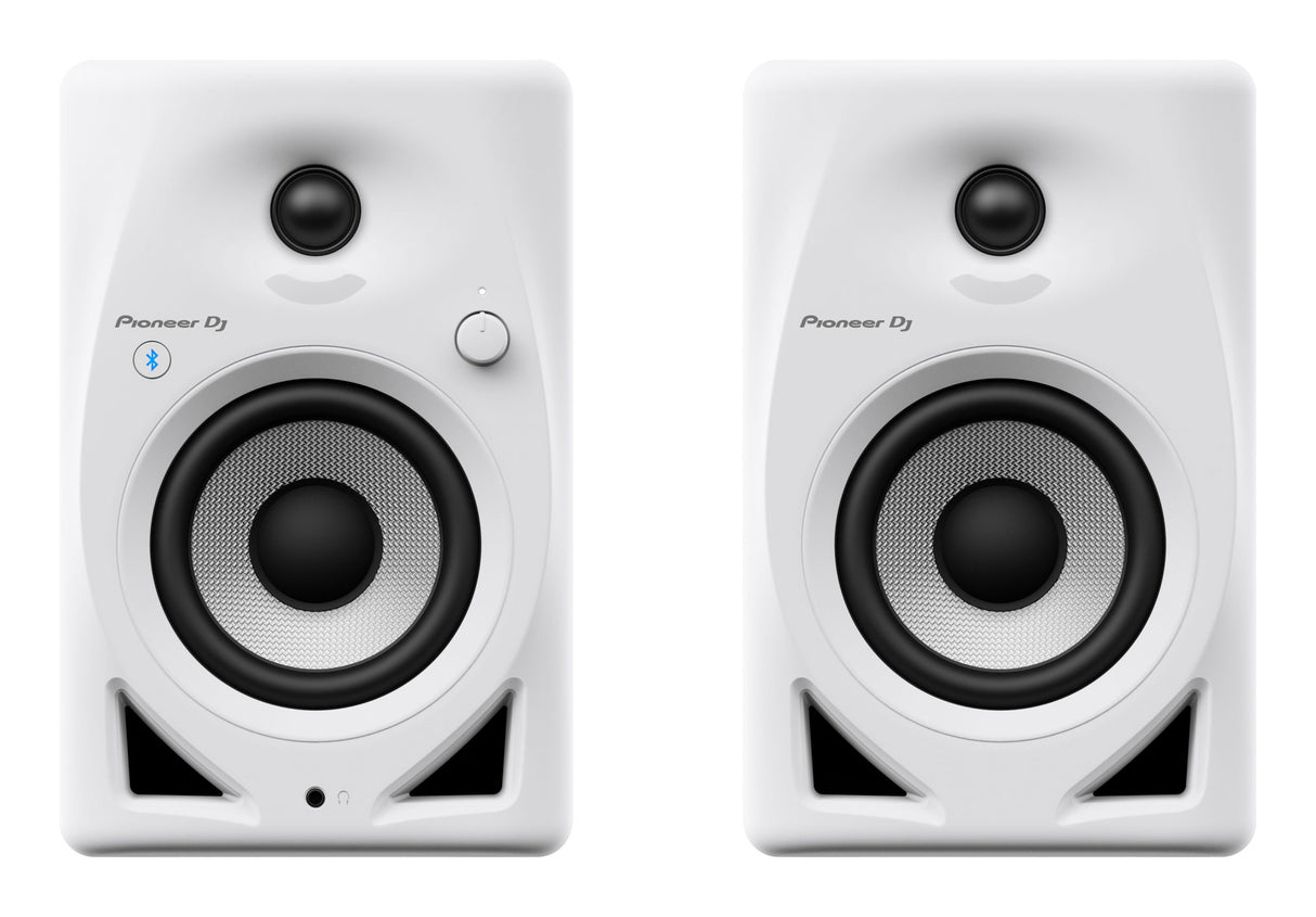 Pioneer DJ DM-40D-BT-W Studiomonitorer med Bluetooth (vit)