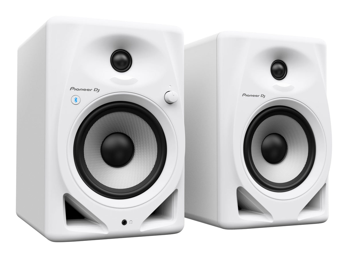 Pioneer DJ DM-50D-BT-W Studiomonitorer med Bluetooth (vit)