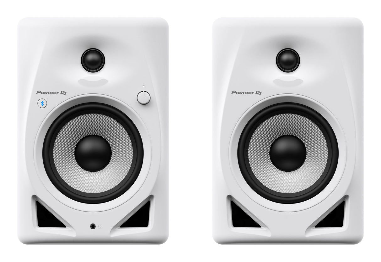 Pioneer DJ DM-50D-BT-W Studiomonitorer med Bluetooth (vit)