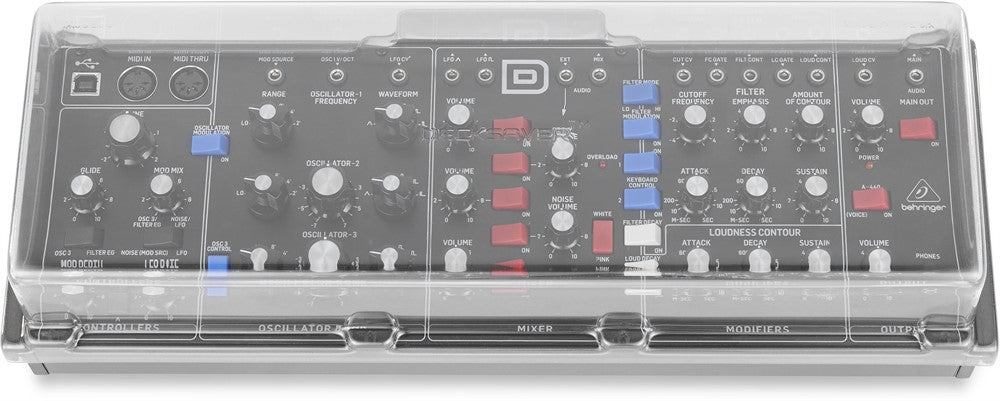 Decksaver Skydd cover för Behringer Model D